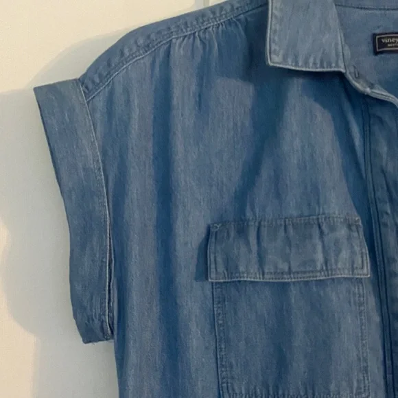 Vineyard Vines Cotton Shirt Dress - Picture 5 of 7